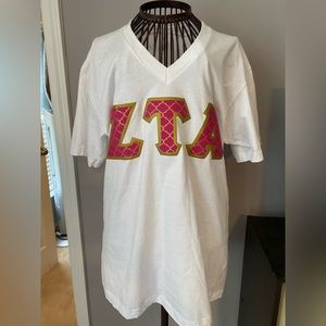 Zeta Tau Alpha Sorority Letter Shirt